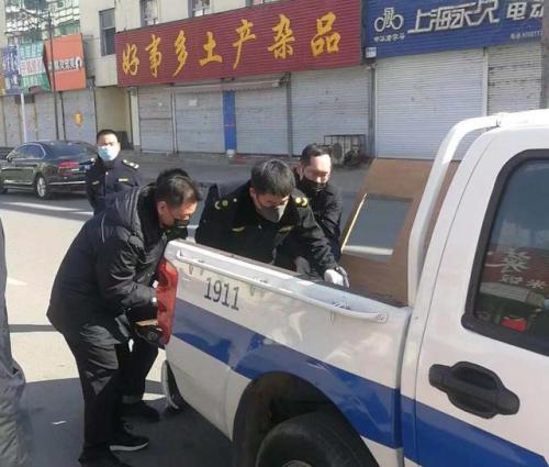 “我是党员我带头、疫情防控当先锋”临沂临沭县市容整治活动